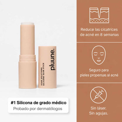Pluune - Stick Clínico Reparador de Cicatrices
