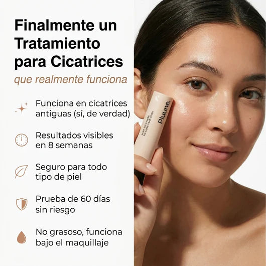 Pluune - Stick Clínico Reparador de Cicatrices