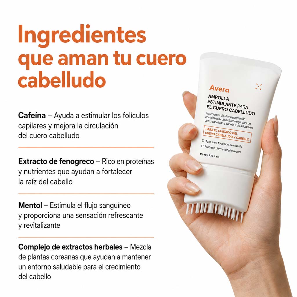Sérum capilar con cepillo aplicador (N°1 en Korea)