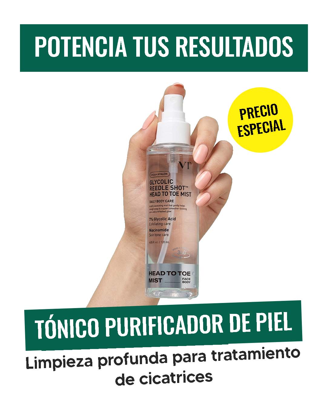 Tónico Spray de Limpieza Profunda